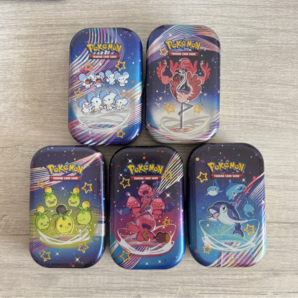Pokemon Tins Lot of 5